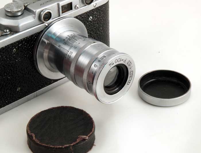 FED 100 mm f:6.3 Lens, Prewar, Rare