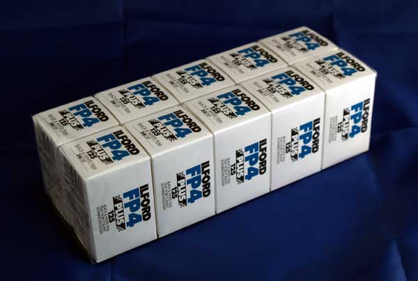 Ilford FP4 Plus 135-36 B/W Print Film ISO-125, 10-pack