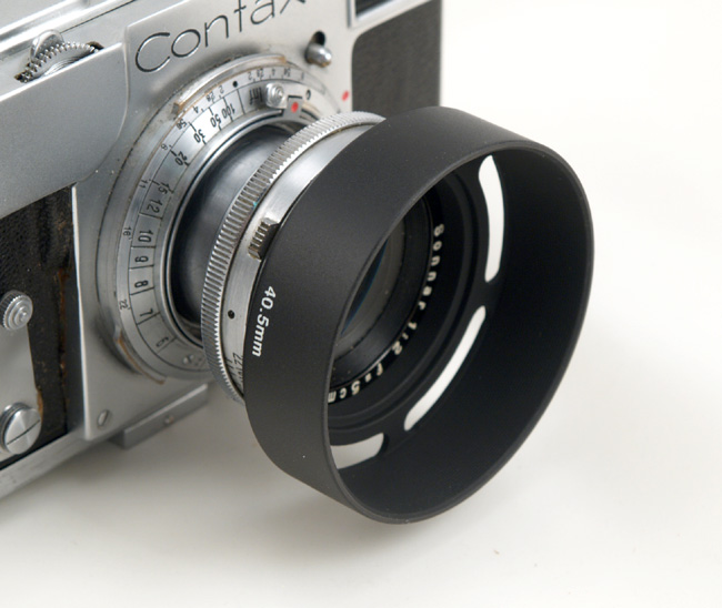 Lens Hood, 40.5mm, Metal, Vented, Straight