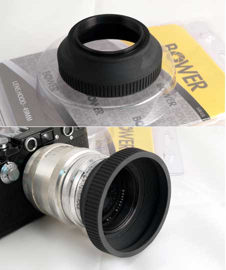 Lens Hood, 49mm, Collapsible